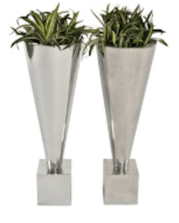 Chrome Planters