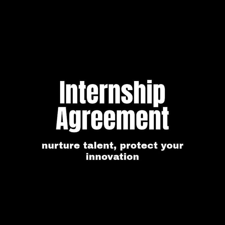 Internship Agreement Template