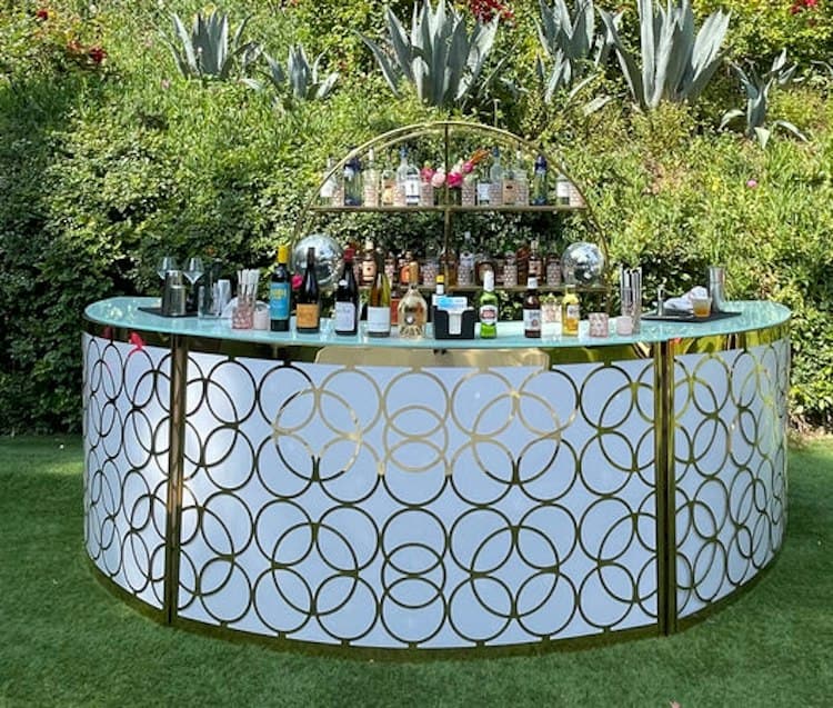 Bar Modern Gold & White