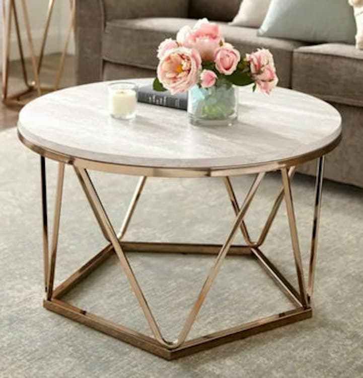 Faux Stone Geometrix Table