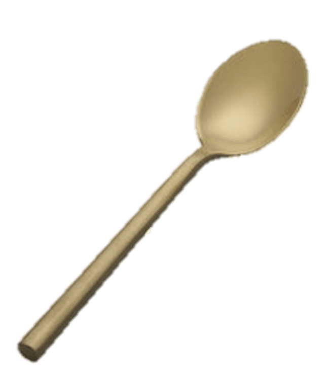 Soup Spoon Rush Brushed Gold