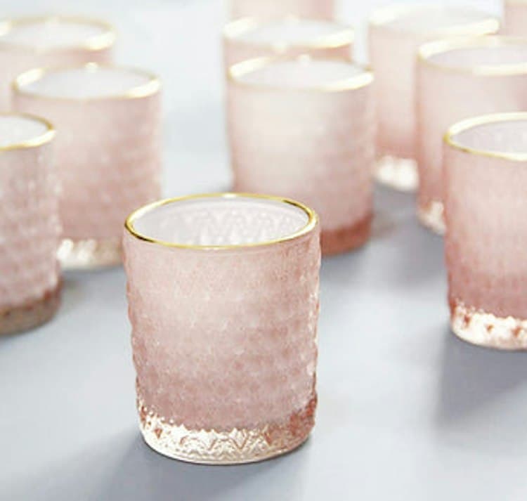 Tea Light Candle Holder Blush Betty