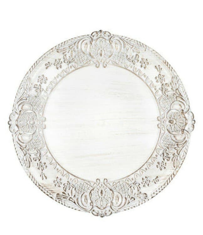 Charger Plate - Acrylic Antique