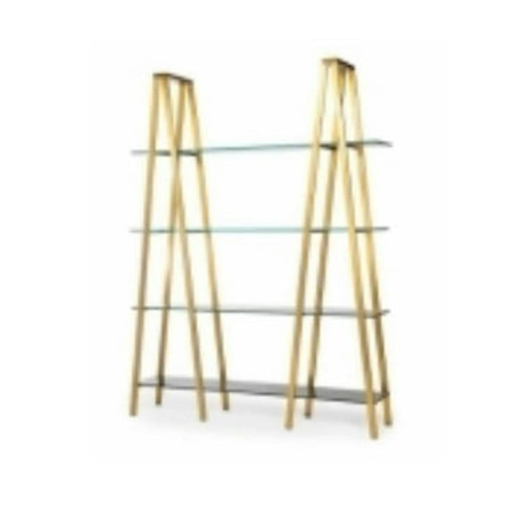 Back Bar - A Frame Gold Glass Shelf