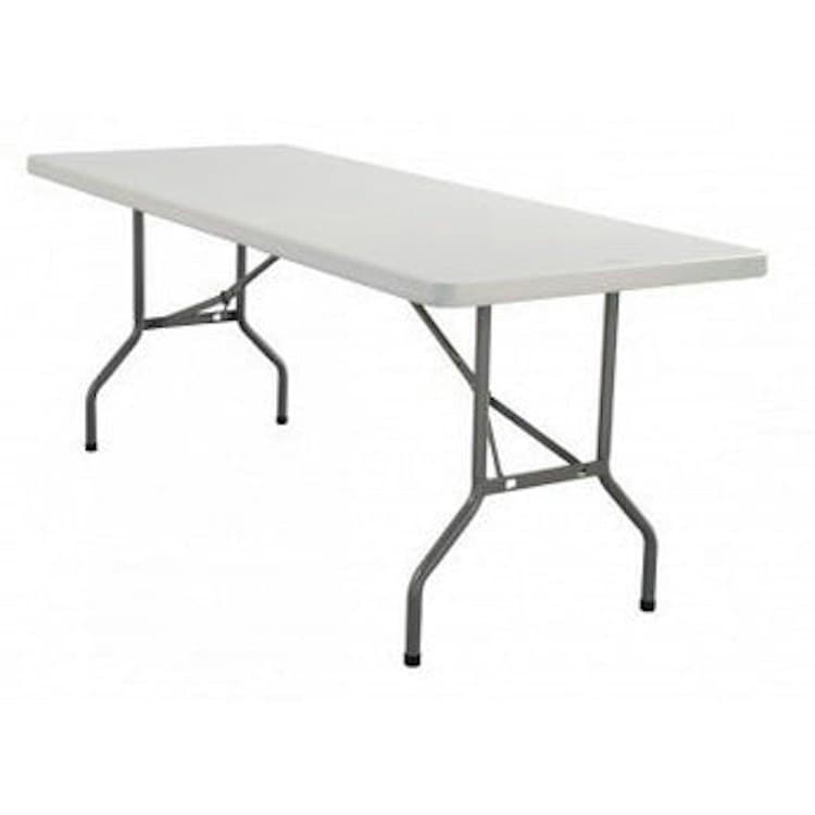 8’ Resin Banquet Table (Seats 8-10)