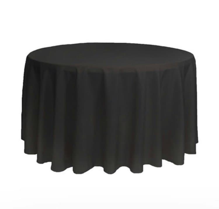 Table Drape - 108" Round Polyester