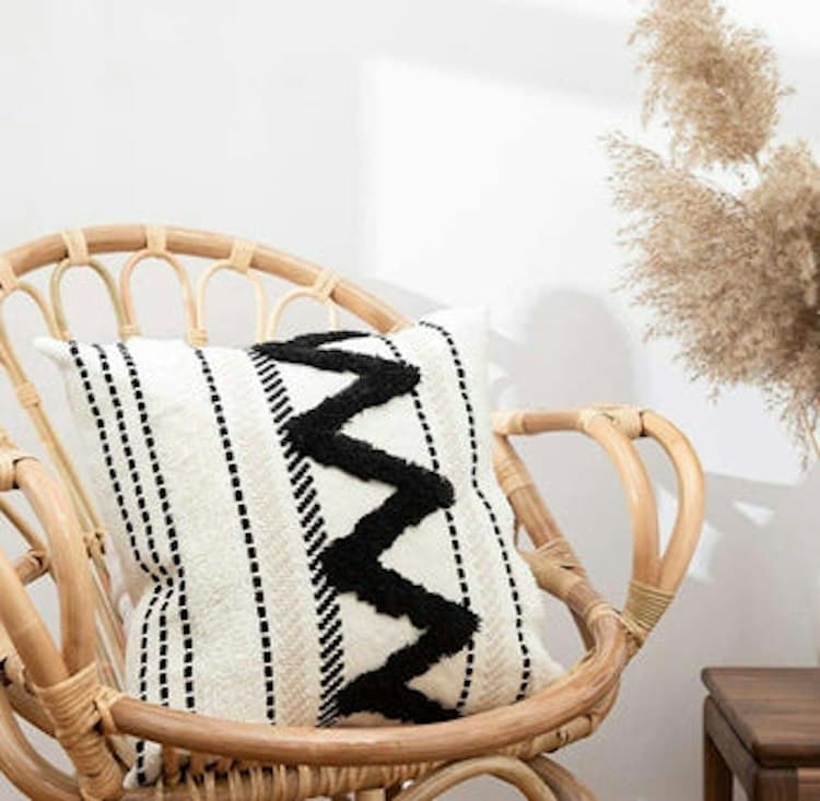 Boho Pillow - Zig Zag