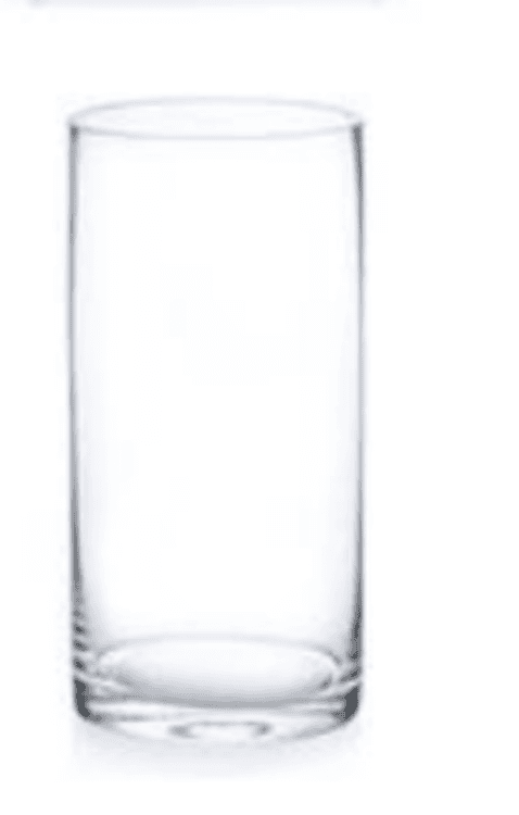 Hurricane Cylinder Vase 4" x 8"