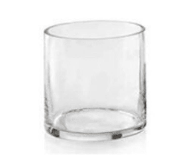 Cylinder Vase 4" x 4" Hurricane