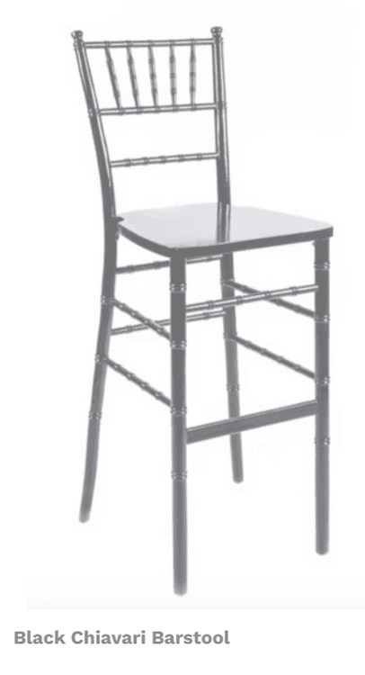 Black Chiavari Barstool