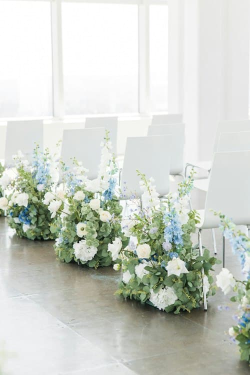 Set of 12: Silk Beau Aisle Flowers
