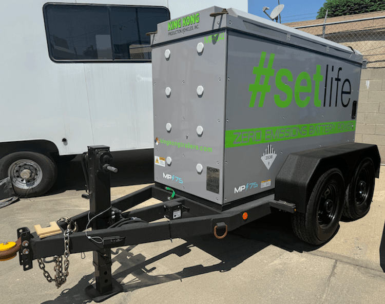 Battery Generator on a trailer mBESS 600kWH