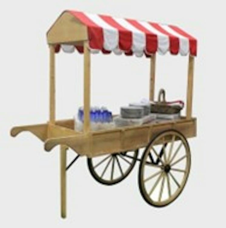Vintage Cart with Awning