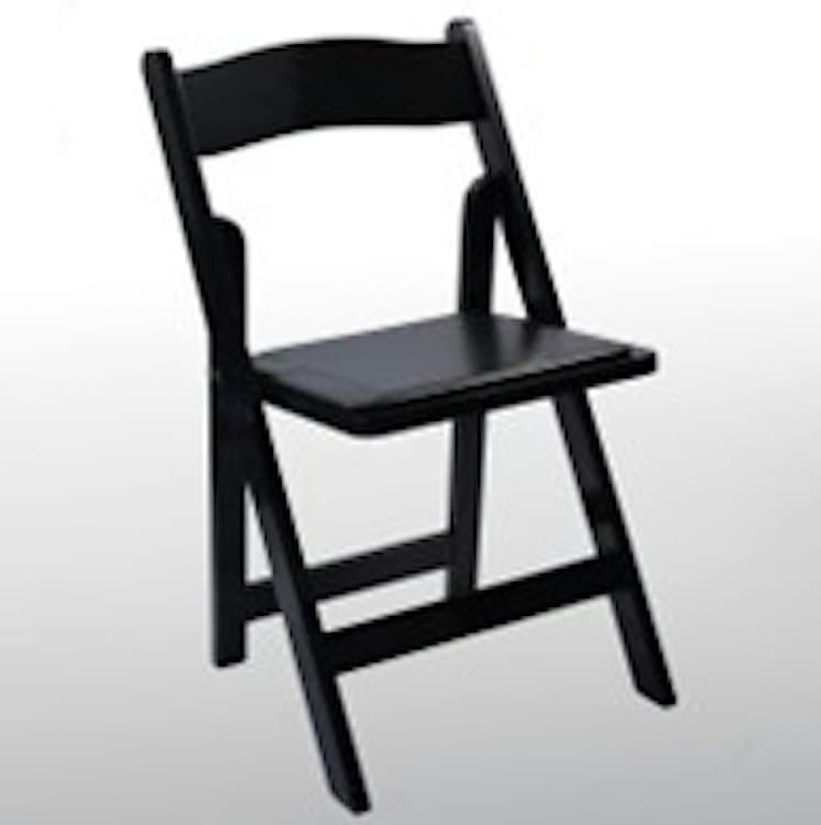 Black Folding Chair