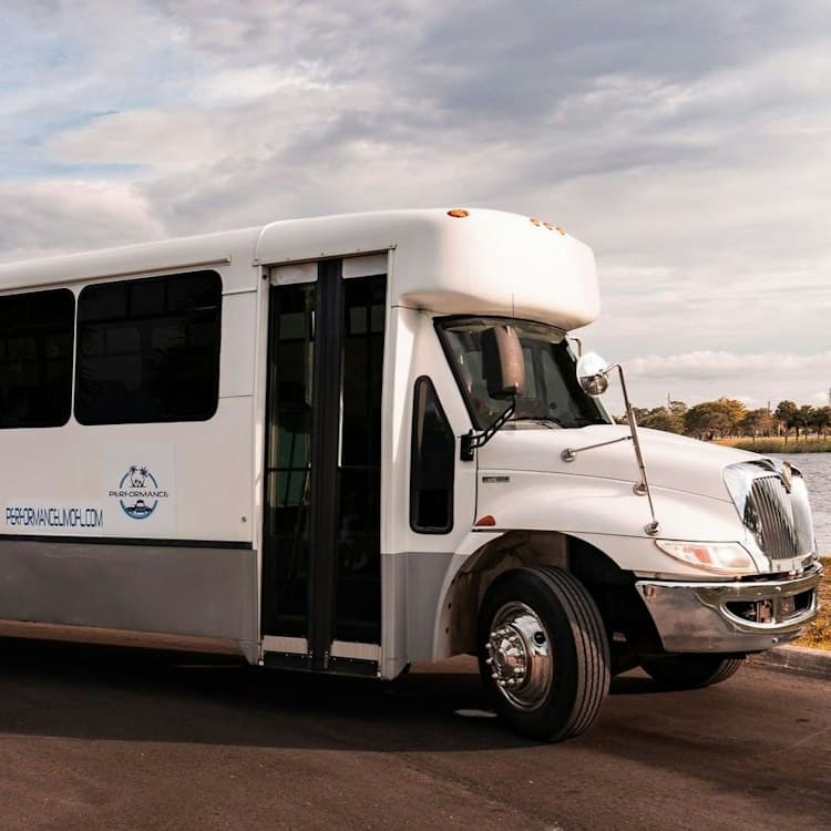 White International Bus Additional Hour