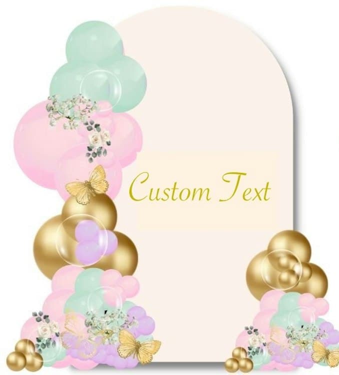 Single Arch Balloon Backdrop