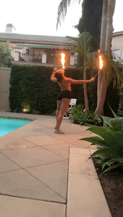 One Fire Dancer
