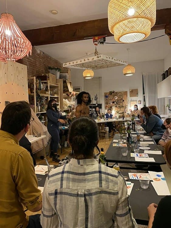 Sip & Paint - with Nude Model