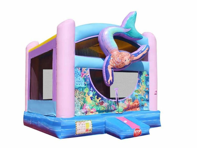 3D Mermaid Bounce House