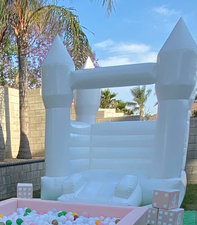 White Bounce Castles/Bounce House