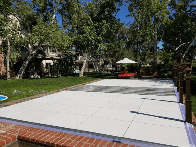 White Dance Floor