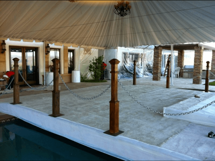 White Carpet Cover