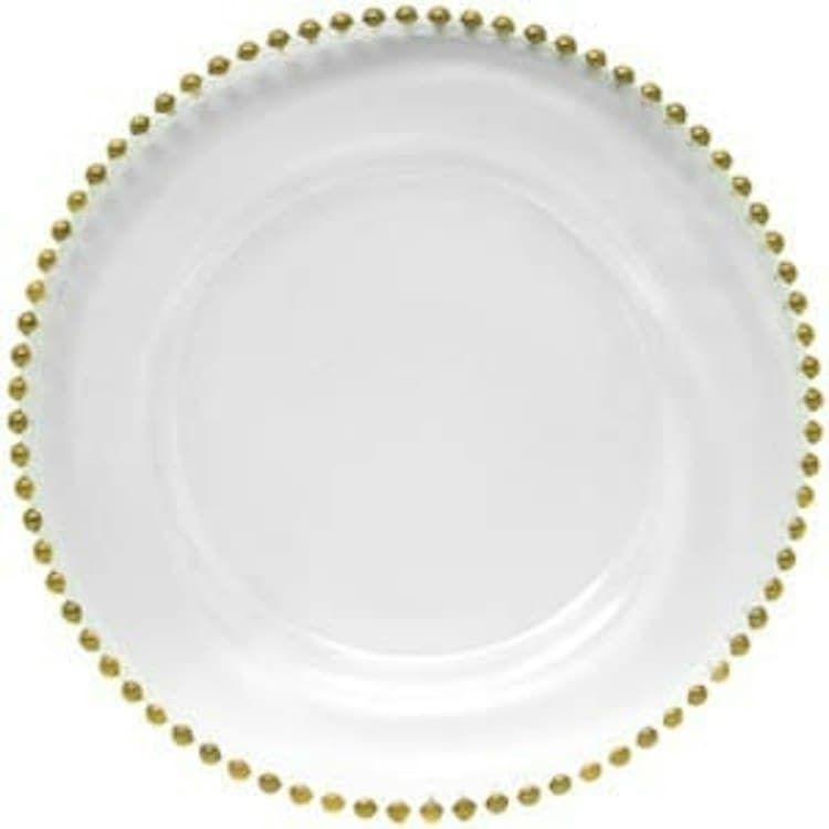 Charger Glass Bead Gold