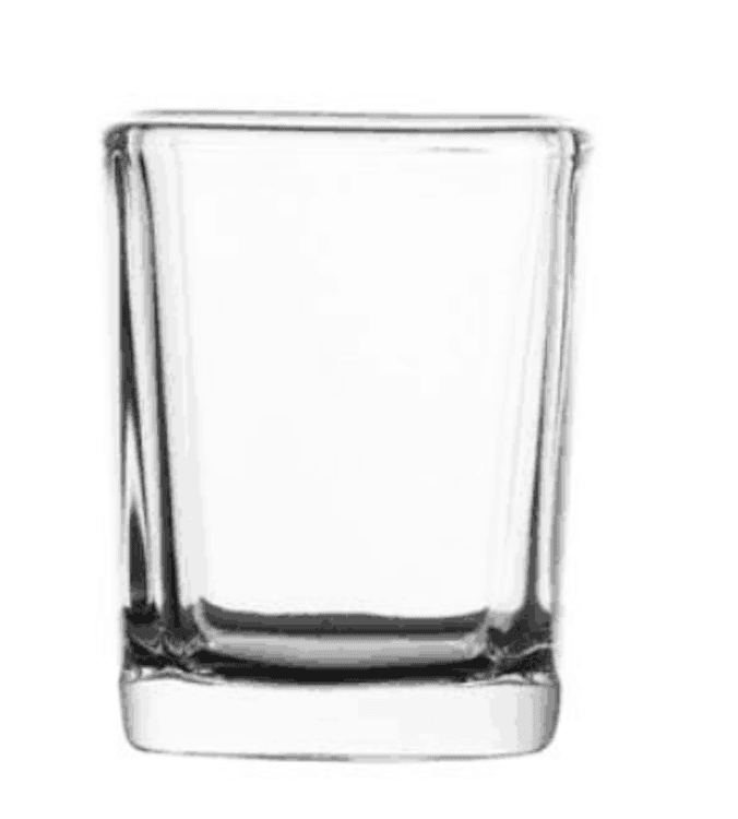 All Purpose Square Shot Glass 2.5 oz.
