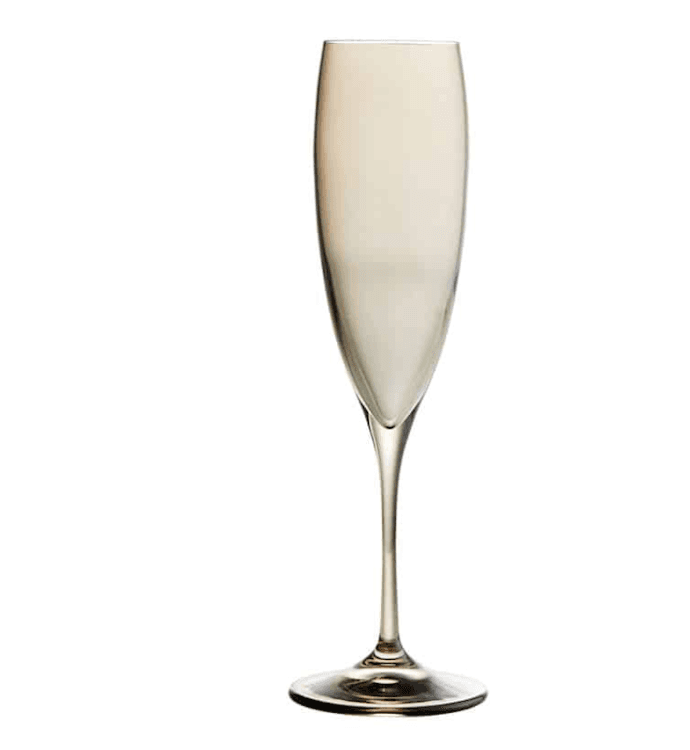 Aurora Smoke Champagne Flute