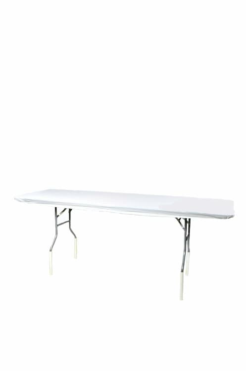 8' Table with Velon on Risers