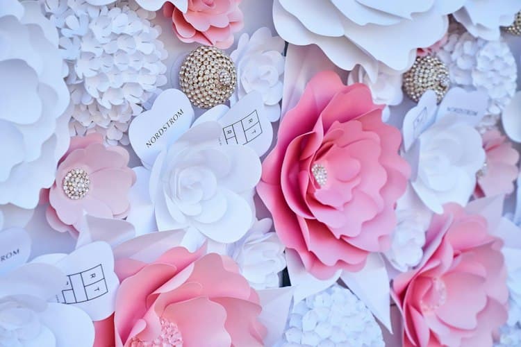 Custom Flower Wall