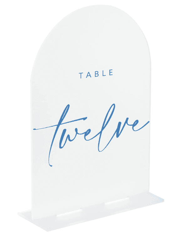 Acrylic Table Numbers (pack of 10)
