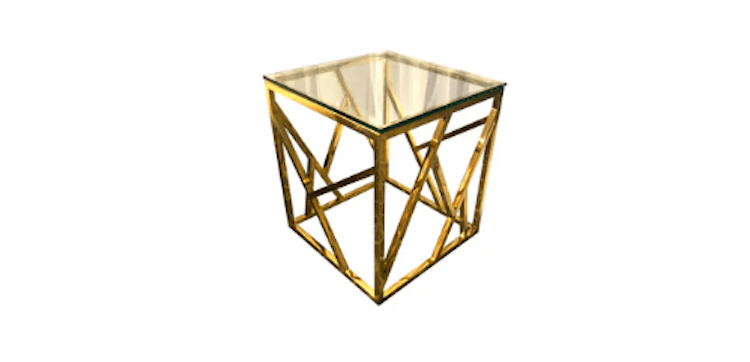 Contempo Gold End Table