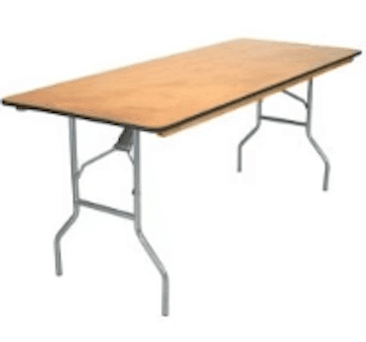 6 Foot Rectangle Table