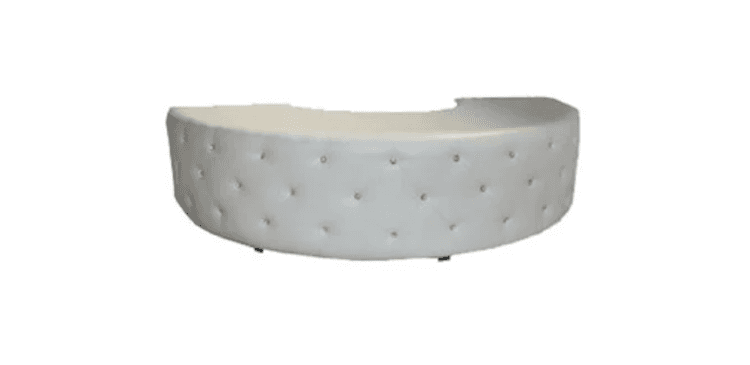 Miami Tufted Serpentine Bench