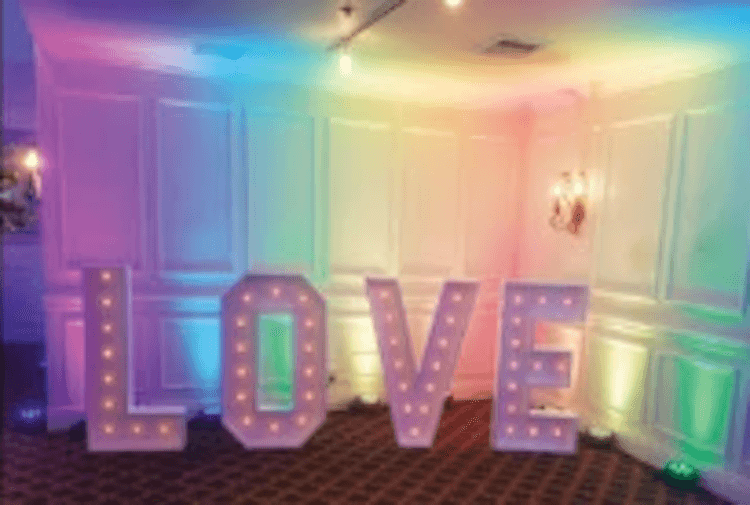 Marquee LOVE letters - 4ft tall