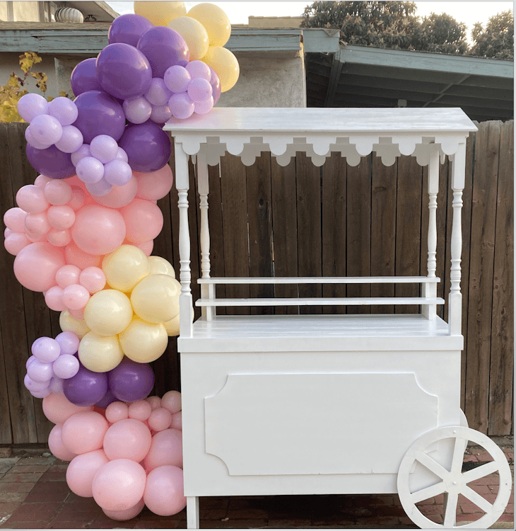 Candy Cart with Balloons