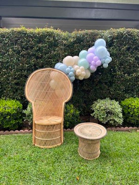 Jillian Boho chair (w/table)