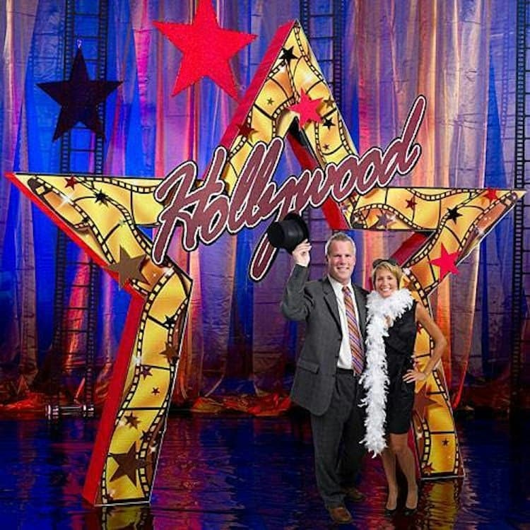 Photo Booth Hollywood Star Prop