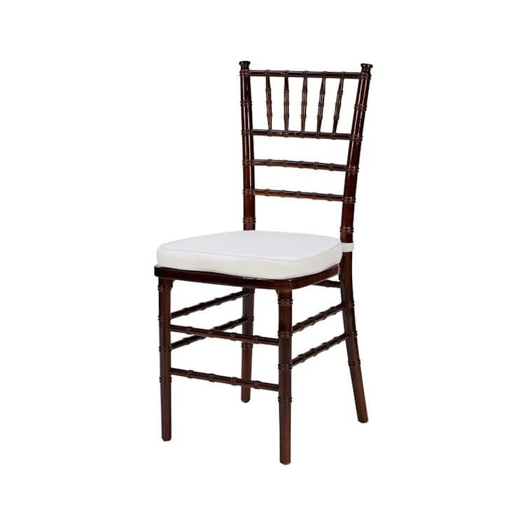 Black Chiavari Chair with Cushion