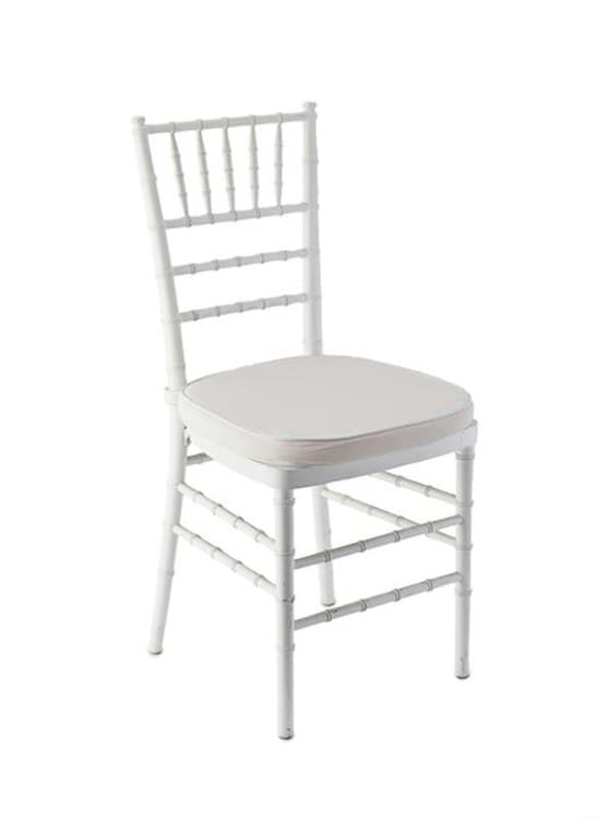 White Chiavari Chair with Cushion