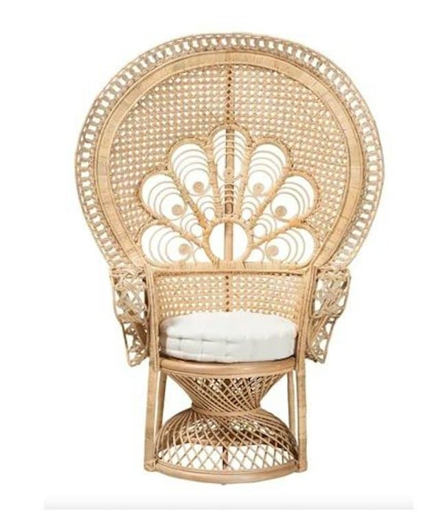 XL Peacock Chair 6ft Back