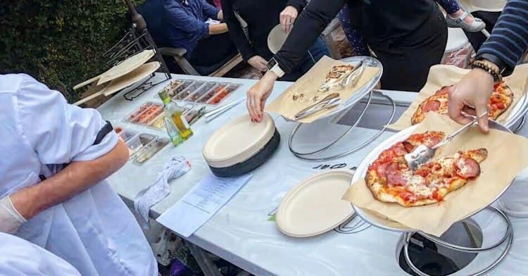 Small Pizza Station For 33