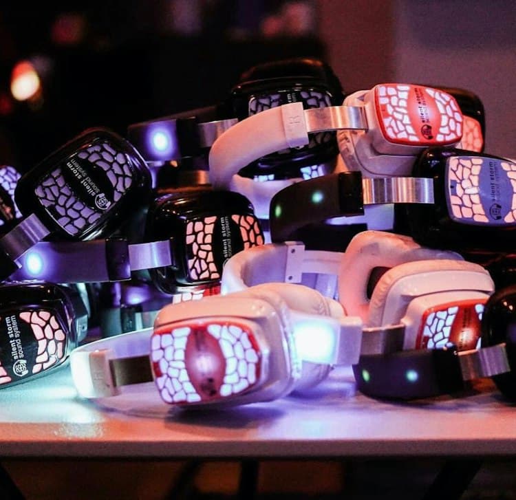 Light up Silent disco headphone